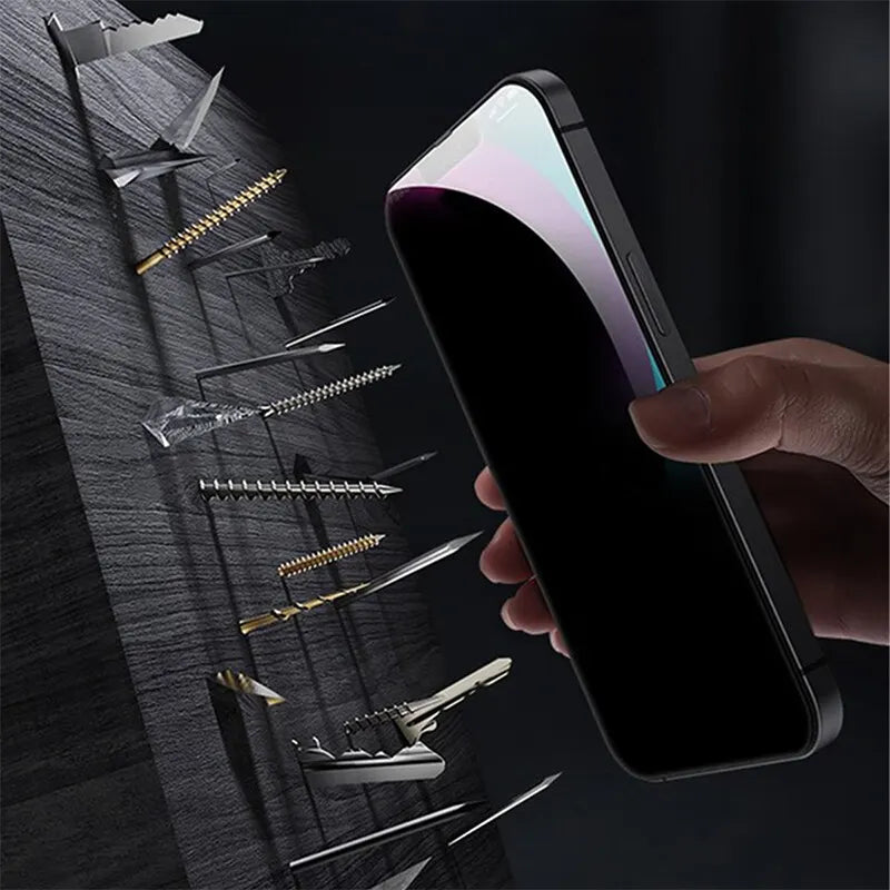 4PCS Privacy Screen Protector For iPhone 14 Pro Max 14 Plus Anti-Spy Glass For iPhone 13 15 12 11 Pro Max 13 Mini Tempered Glass