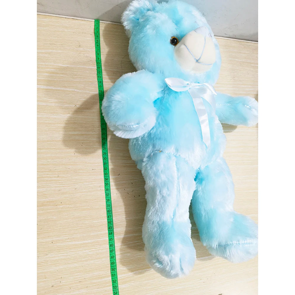 Oso de peluche LED con luz creativa luminosa de 32-50cm, oso de peluche colorido brillante, regalo de Navidad para chico