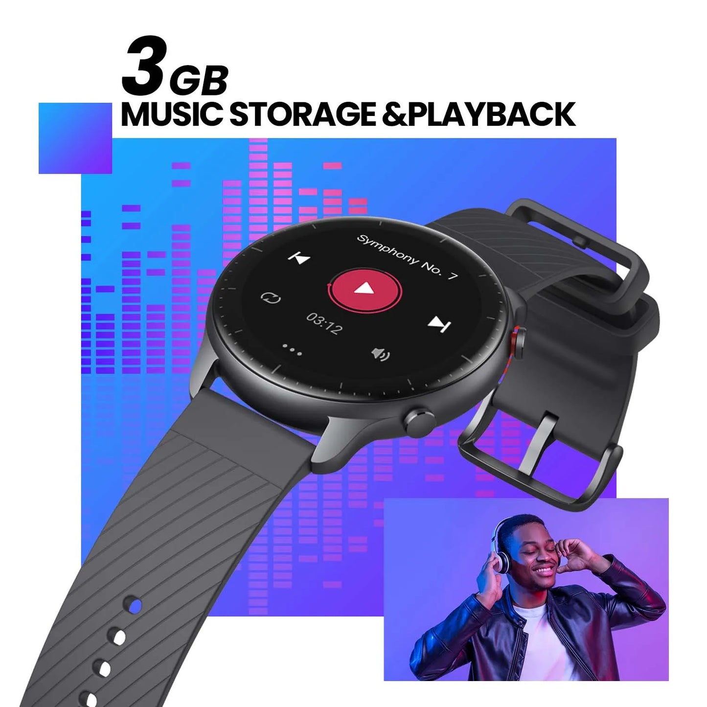 [Nueva versión] Amazfit GTR 2 Nueva versión Reloj inteligente con diseño sin bisel curvo Reloj inteligente con batería ultralarga incorporada Alexa