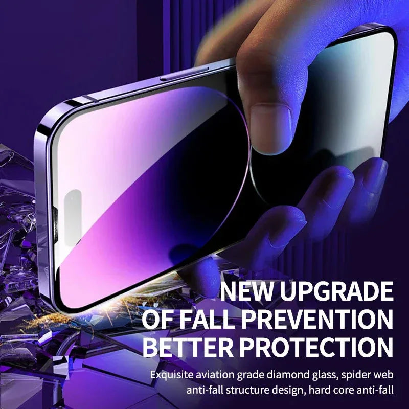 Protecteur d'écran pour iPhone, 1 à 2 pièces, en verre trempé haut de gamme 8K, pour modèles 15, 14, 13, 12, 11 Pro Max, XS MAX, 15 Plus, avec couvercle de montage d'alignement