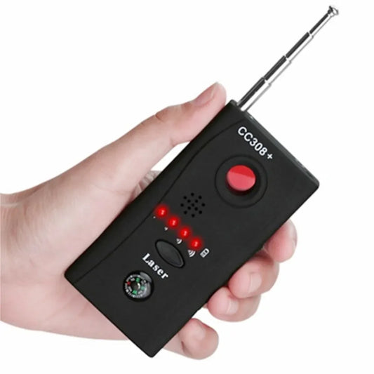 Mini detector de dispositivos antirrobo, localizador de dispositivos con cámara, interferencias GSM, señal GPS, rastreador de RF, mini cámara para detección de escuchas telefónicas inalámbricas