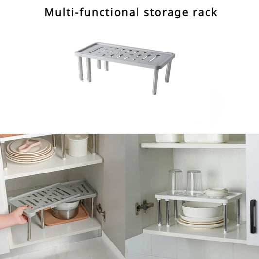 1Pc Retractable Shelf Multifunction Storage Rack Household Sundries Organizer Kitchen Seasoning Bottle Stainless Storage Racks