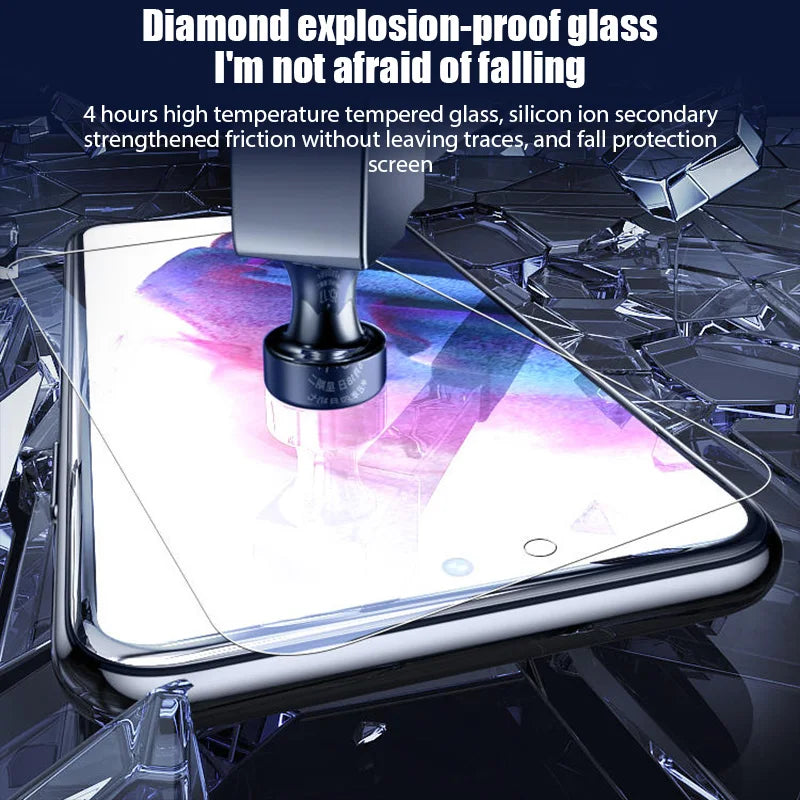 Protecteur d'écran, 5 pièces, en verre trempé, pour Samsung Galaxy S24 Ultra A54 A14 A13 A53 A34 A33 A52 5G S23 Plus A32 A22 S21