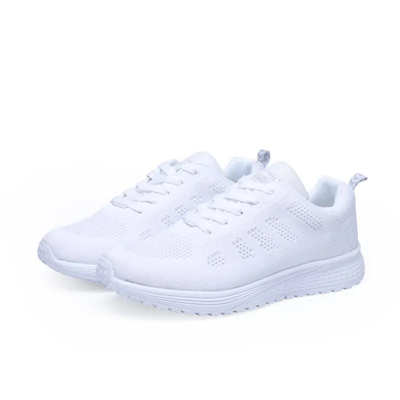 Zapatos planos informales para mujer, zapatillas transpirables de malla de aire, zapatos de mujer, zapatillas de deporte para mujer, Tenis femeninos de cesta