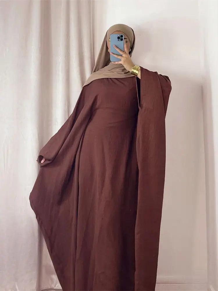 Ramadan Khimar Abaya arabie saoudite turquie Islam Robe Musulmane vêtements de prière robes africaines pour femmes Kebaya Robe Femme Musulmane