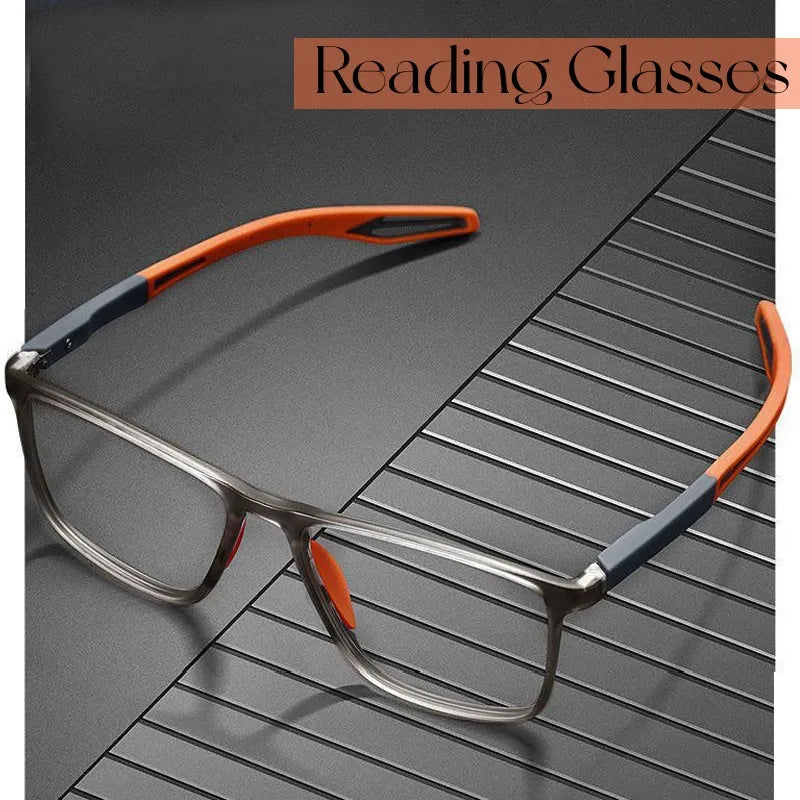 Lunettes de lecture Anti-lumière bleue ultralégères TR90, lunettes de Sport presbytes pour femmes et hommes, optique de vue lointaine, dioptries à + 4.0