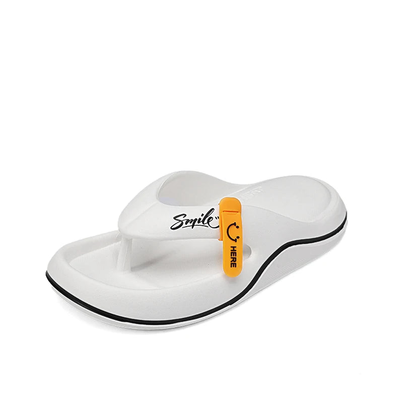 Men's Platform Flip Flops Summer Soft Sole EVA Slippers for Men Outdoor Casual Beach Shoes Home Non-slip Bathroom Slides Shoes