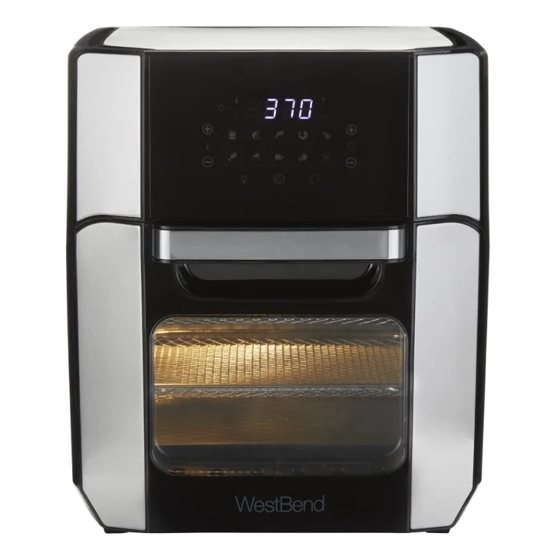 West Bend 12.6 QT. XL Digital Air Fryer Oven, 10 Presets, 6 Functions air fryers  kitchen accessories