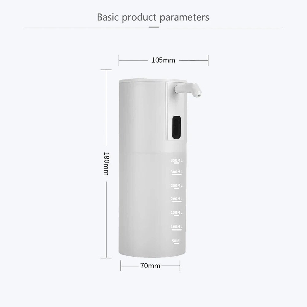 Dispensador automático de jabón sin contacto, máquina de espuma inteligente con Sensor infrarrojo, dispensador de jabón de espuma, desinfectante de manos