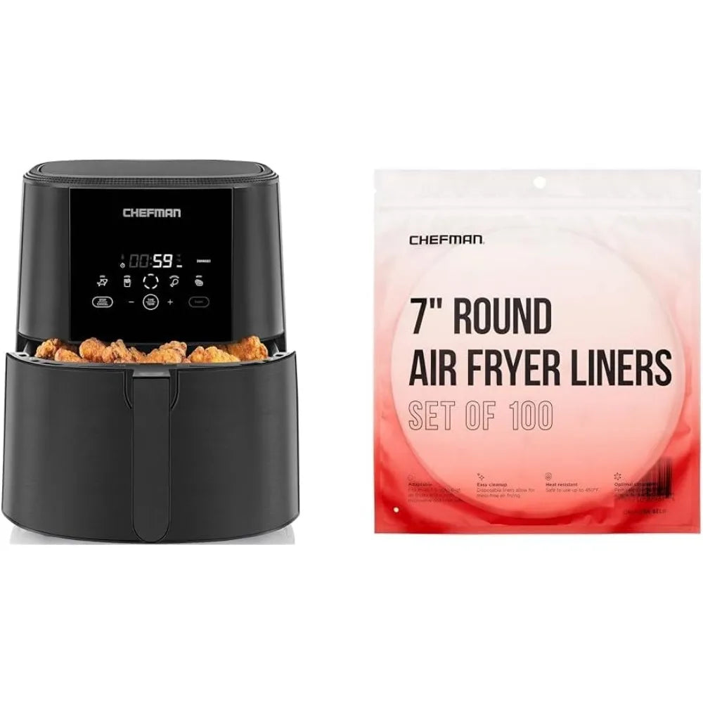 Air Fryer Watch Food Cook To Crispy And Low-Calorie Finish Through Convenient Window Kitchen Airfryer Home-appliance Airfryers