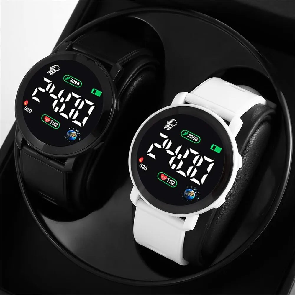 Relojes de pareja Reloj Digital LED para Hombres y mujeres Reloj deportivo militar de silicona Reloj electrónico Hodinky Reloj Hombre