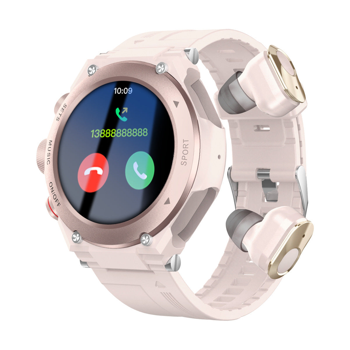 Reloj inteligente Auriculares Bluetooth Pulsera deportiva inteligente