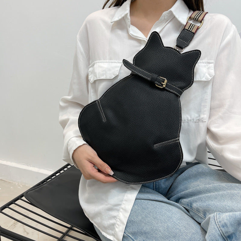 Nouveau sac à bandoulière messager chat mignon pour femmes