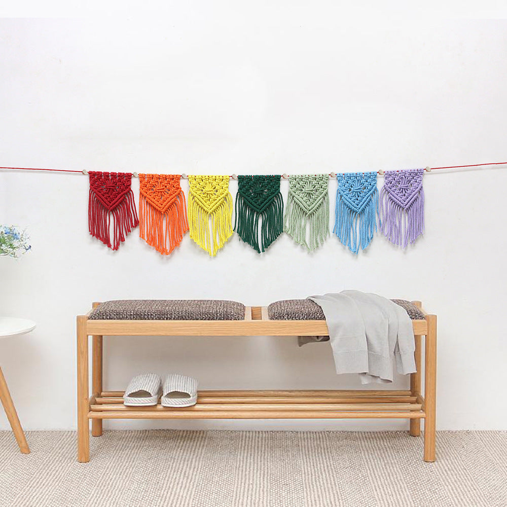 Colorful Tassel Woven Tapestry Home Decoration