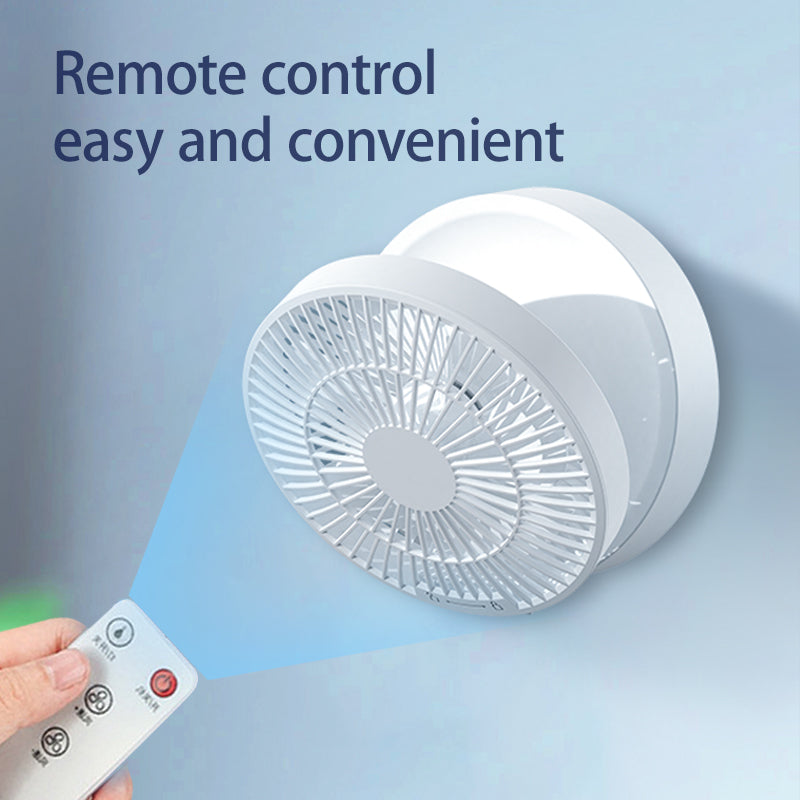 2023 Control remoto portátil recargable techo Usb ventilador plegable eléctrico luz nocturna enfriador de aire electrodomésticos para el hogar