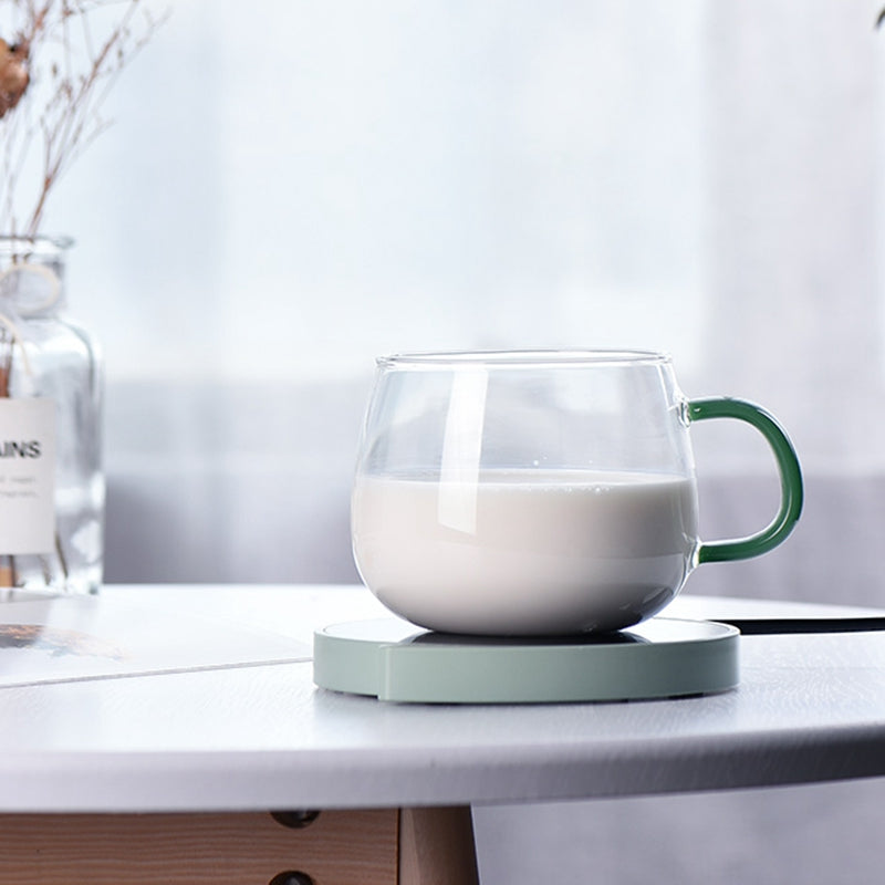 Tazón taza de café inteligente, calentador para oficina y hogar con almohadilla termostática resistente al agua de tres temperaturas