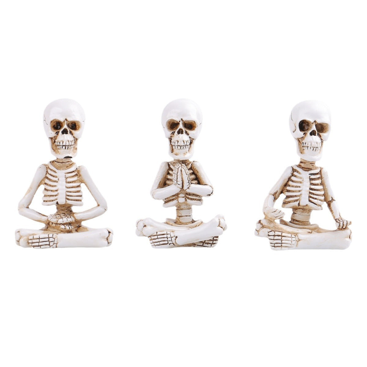 Desktop Meditation Skull Decoration Halloween Home