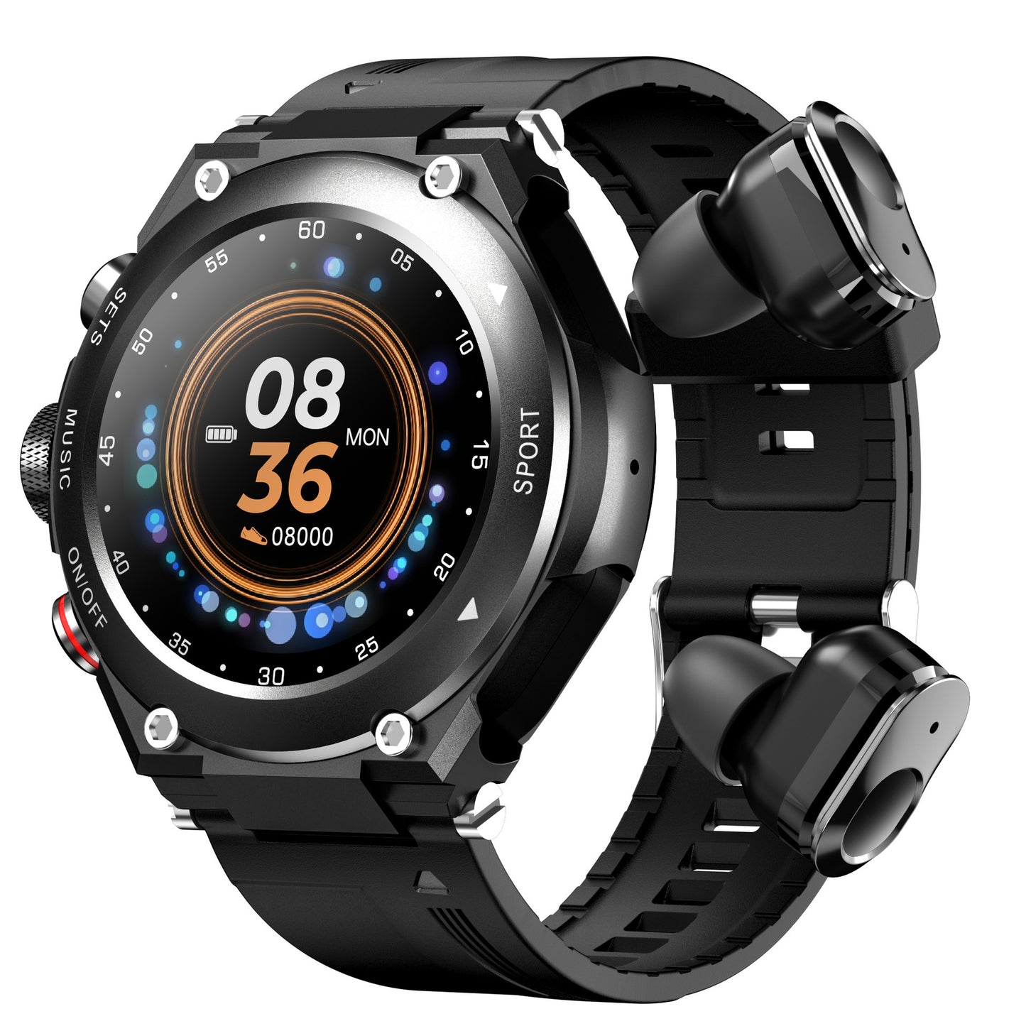 Reloj inteligente Auriculares Bluetooth Pulsera deportiva inteligente