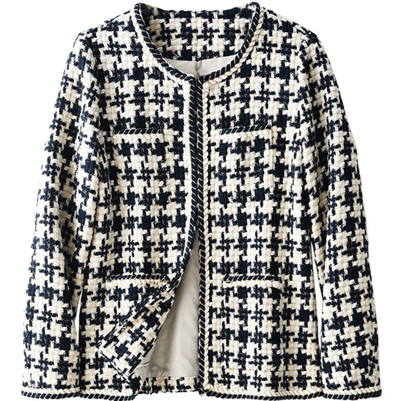 Petite veste parfumée pied-de-poule Vêtements femme