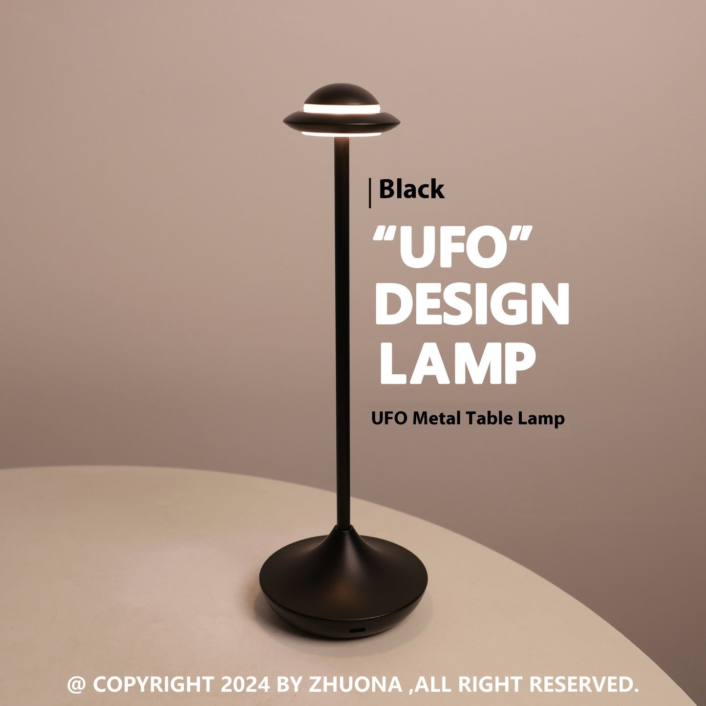 UFO Table Lamp Metal Personality Creative