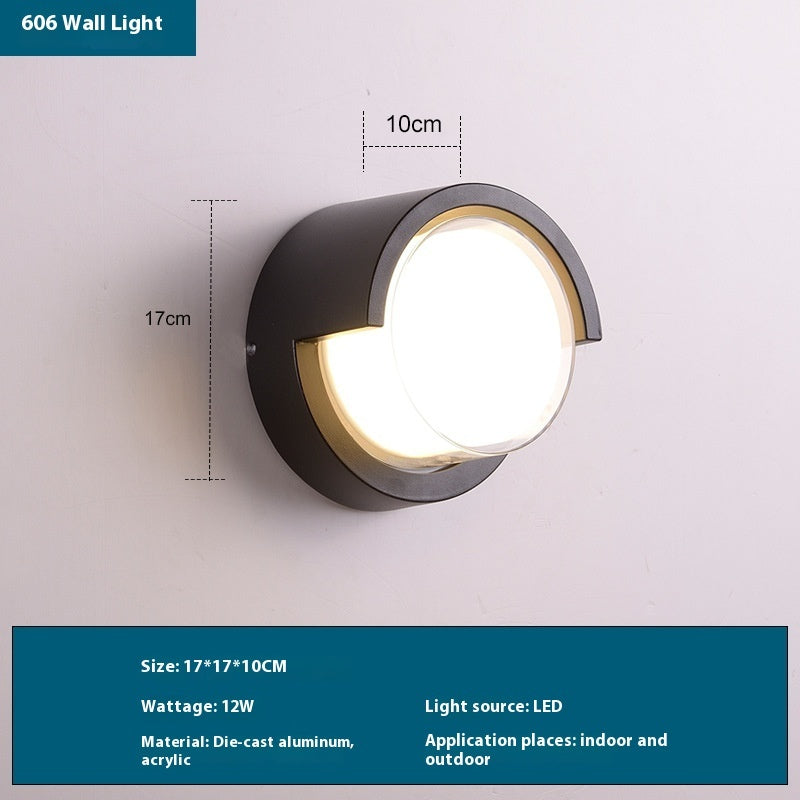 Retro Outdoor Waterproof Led Wall Lamp