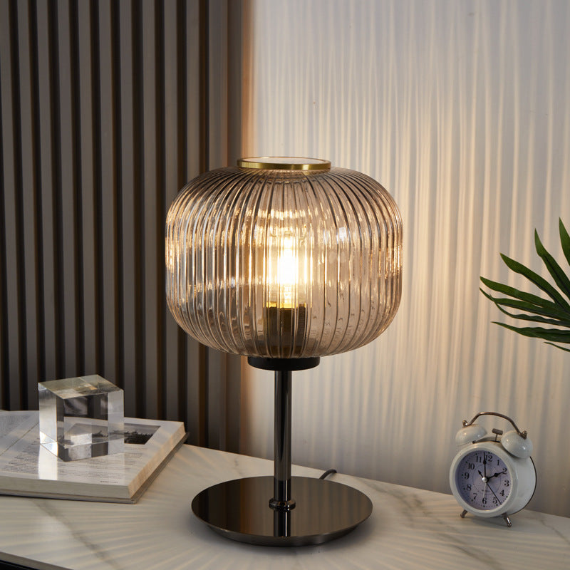 Creative Simple Bedroom Personality Glass Lamp