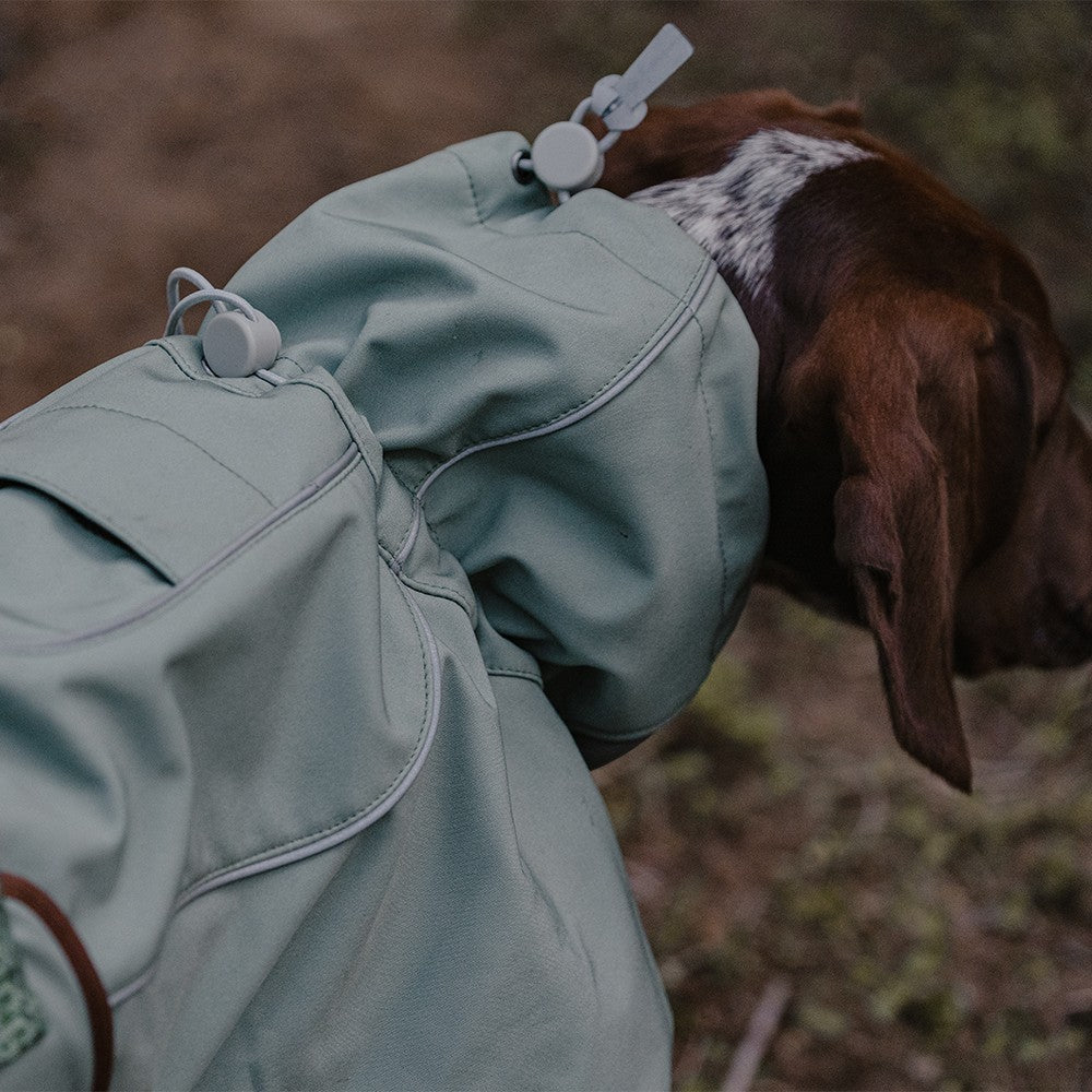 Chaqueta de exterior suave y cálida para perros, resistente al agua y al viento