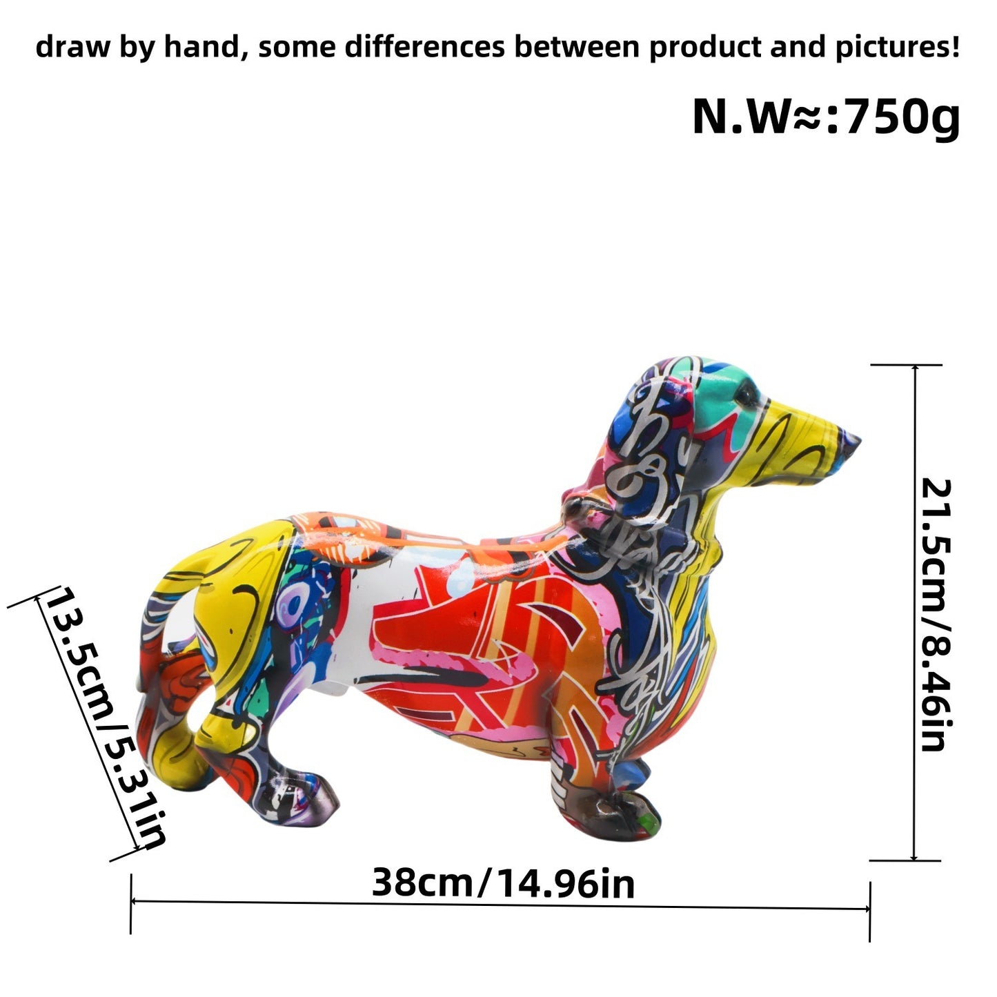 Simple Sausage Dog Decoration Creative Home Wine Cabinet Decoration Office Desk Surface Panel Ornament Craft