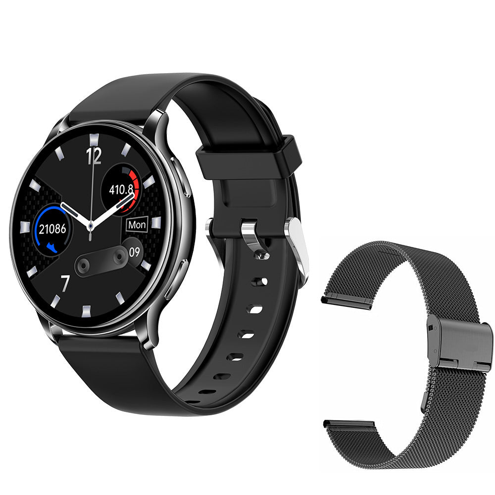 Reloj inteligente para parejas, pantalla redonda, Bluetooth, llamada, frecuencia cardíaca, oxígeno en sangre, monitoreo del sueño