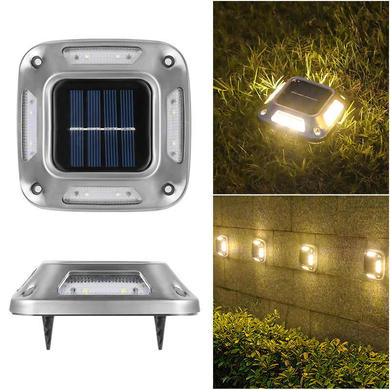 Solar Wall Lamp Outdoor Courtyard Garden Villa Decorations Arrangement Top Floor Balcony Terrace Stairs Lawn Ground Plugged Light