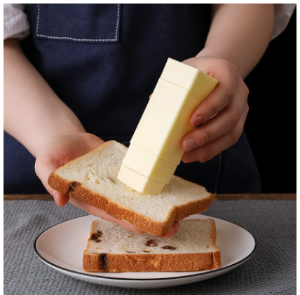 Bâtonnets de beurre, petit morceau de boîte à beurre, boîte de rangement de cuisson de cuisine