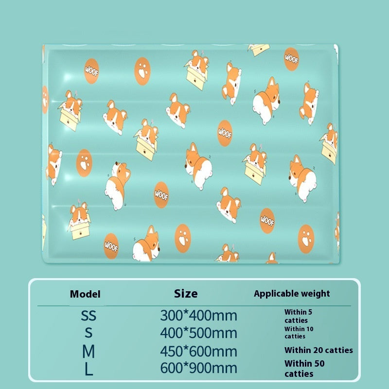 Tapis de glace pour animaux de compagnie, tapis d'été pour chat, nid froid rafraîchissant