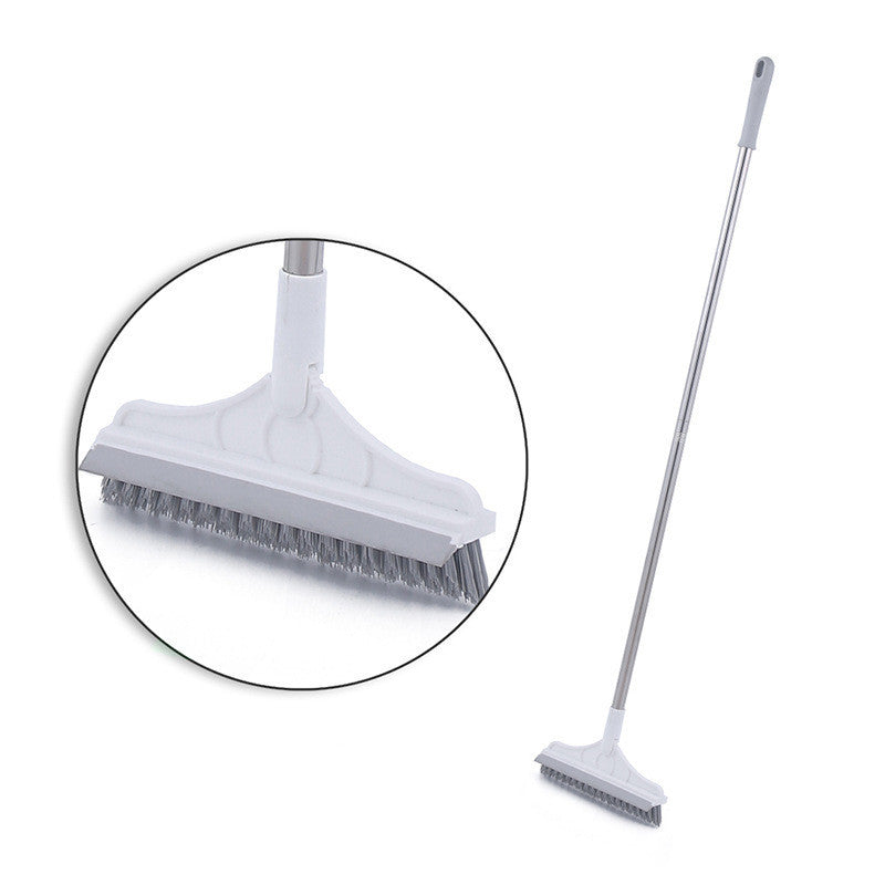 Brosse de nettoyage des espaces de sol, balai en V, essuie-glace en caoutchouc, verre, salle de bains, toilettes, carrelage, séchage de l'eau, poussière, poils d'animaux, grattoir domestique