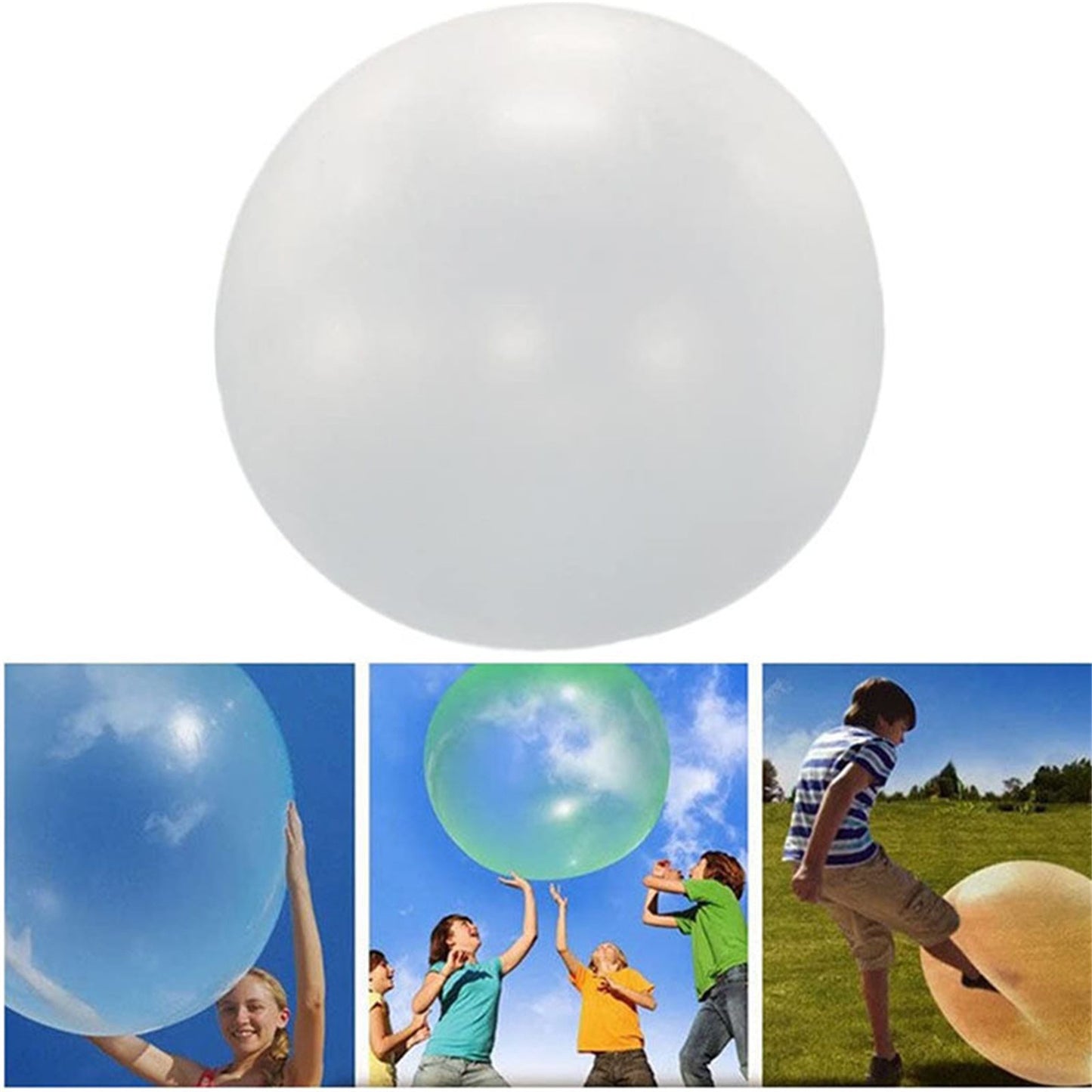 Grande boule gonflable jouet pour enfants boule élastique boule d'eau boule à bulles boule gonflable