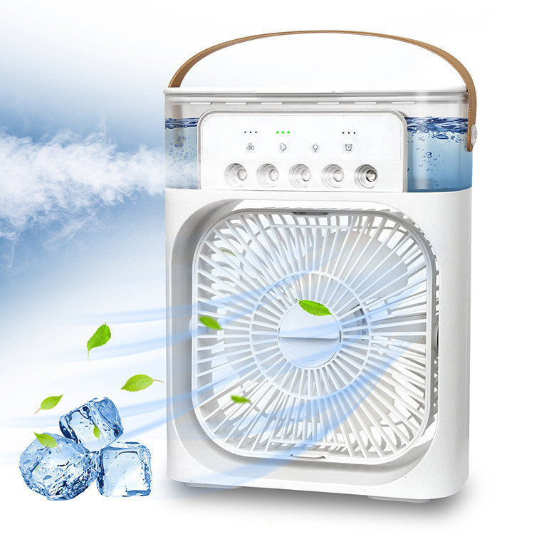 Humidificateur d'air 3 en 1, ventilateur USB, veilleuse LED, brume d'eau, Humidification amusante, ventilateur électrique par pulvérisation