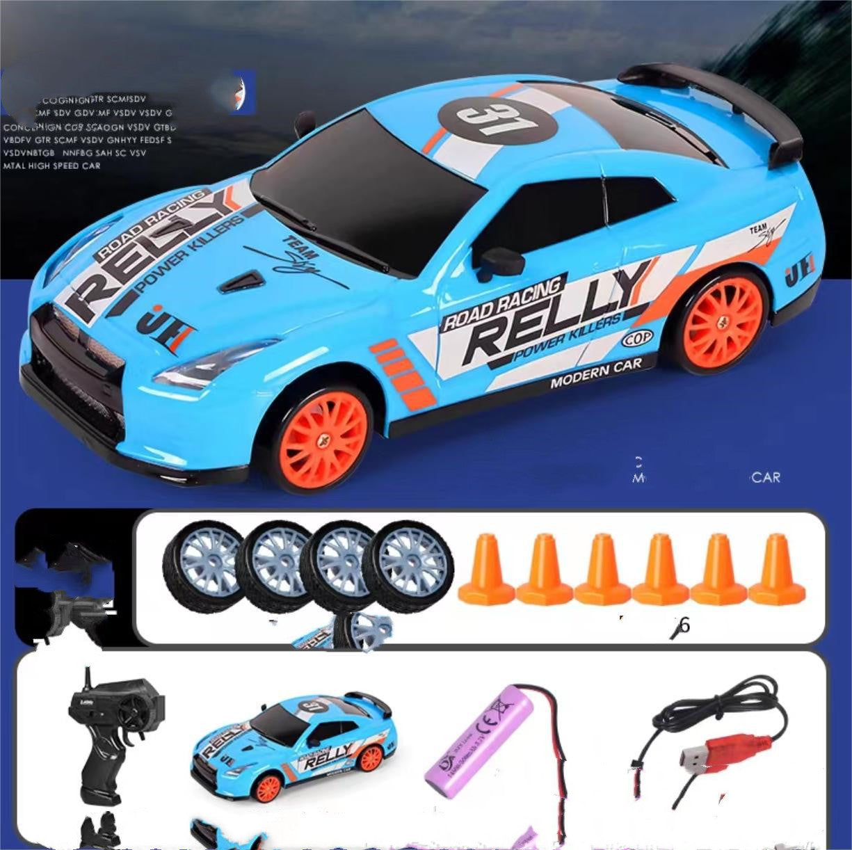 2.4G Drift Rc Car 4WD RC Drift Car Toy télécommande GTR modèle AE86 véhicule voiture RC voiture de course jouet pour enfants cadeaux de noël