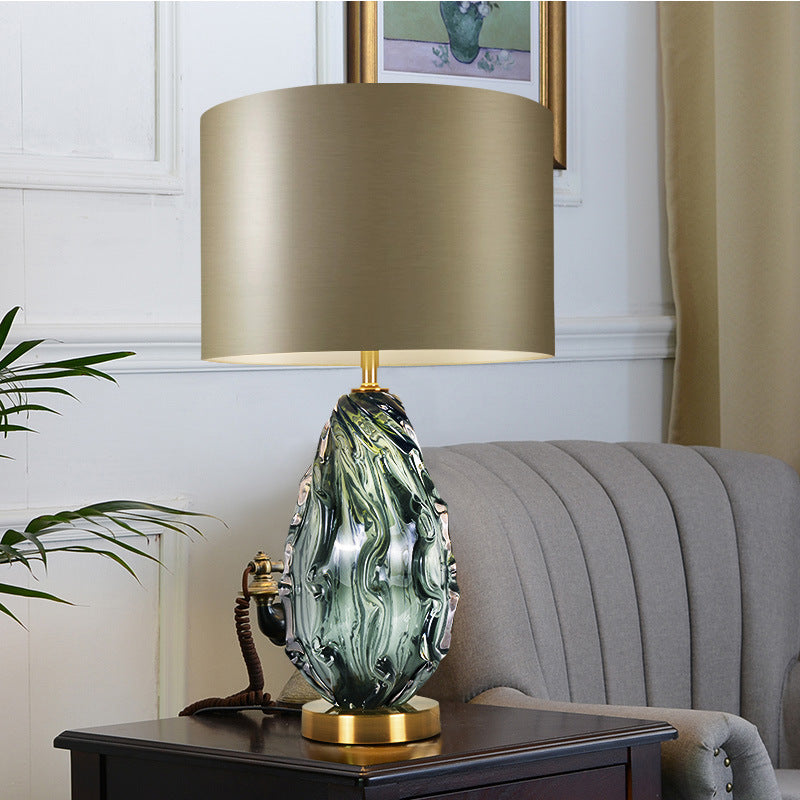 Post-modern Living Room Study Bedroom Glass Table Lamp