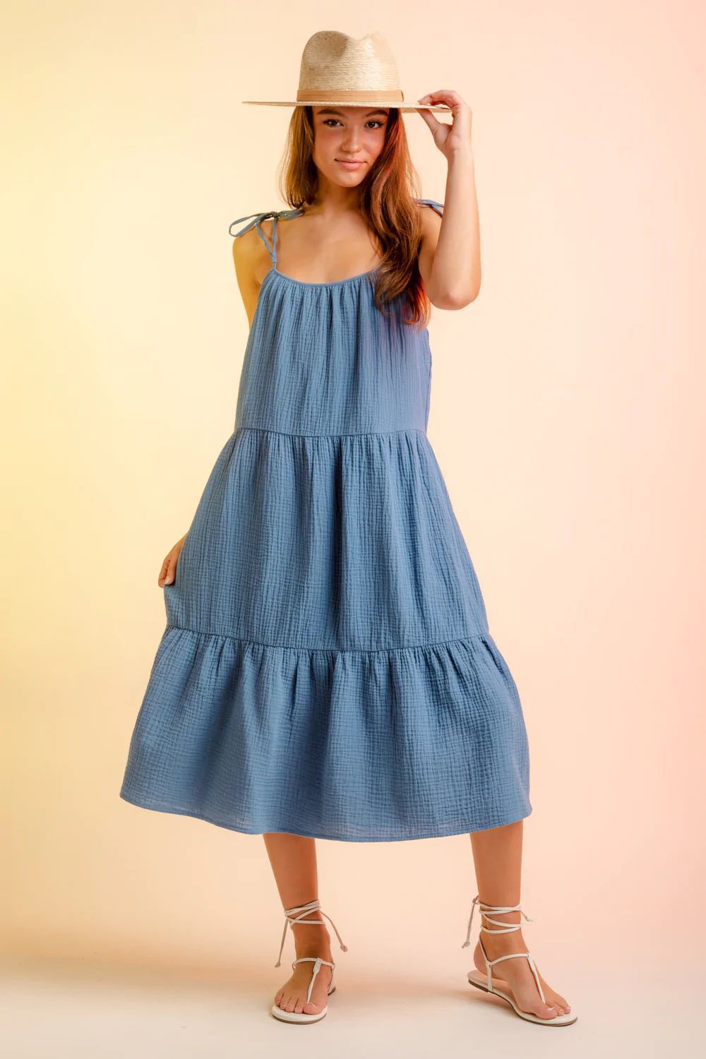 Women's Braces Skirt Splicing Dress