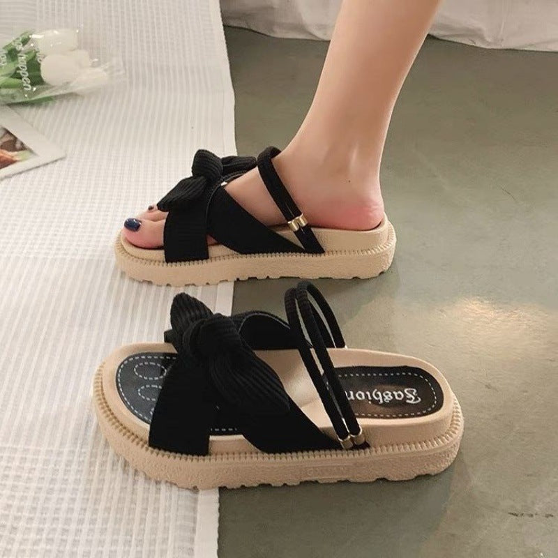 Sandalias planas con plataforma Two Wear para mujer