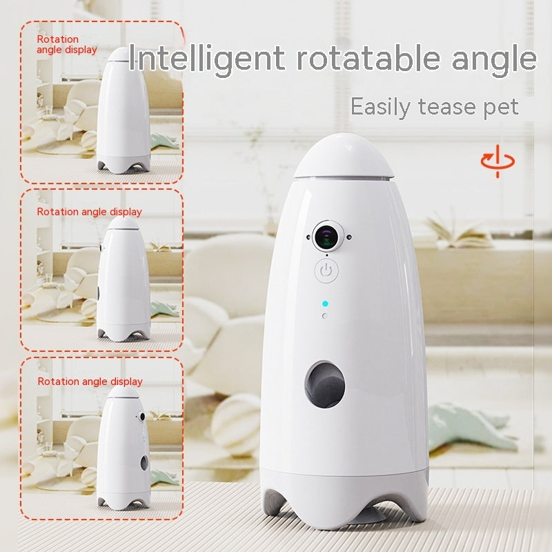 Vaisselle de jeu intelligente pour animaux de compagnie, application de contrôle à distance avec caméra, vaisselle de jeu, mangeoire pour chat et chien