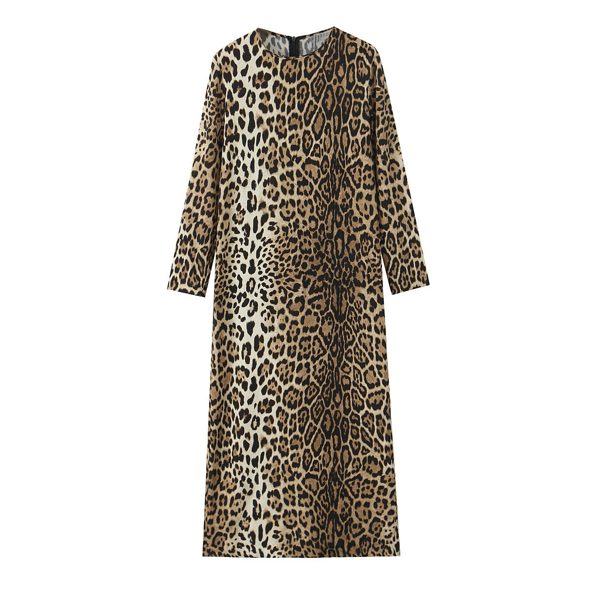 Robe imprimée à imprimé animal pour femme