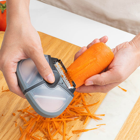 Couteau d'office multifonction 3 en 1, éplucheur de fruits, raboteuse de pommes de terre et de melon, outil de cuisine