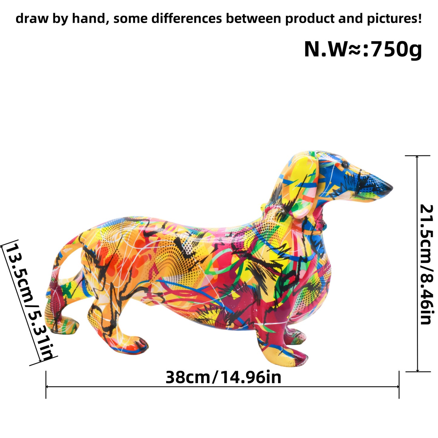 Simple Sausage Dog Decoration Creative Home Wine Cabinet Decoration Office Desk Surface Panel Ornament Craft