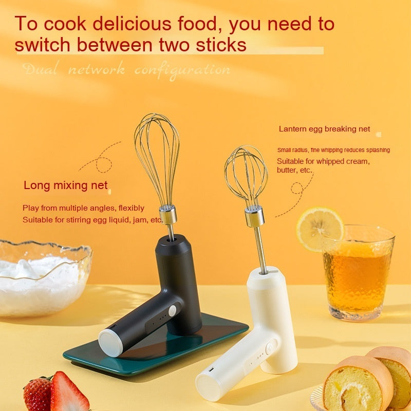 Wireless Mini Cream Blender Handheld Electric Whisk Household