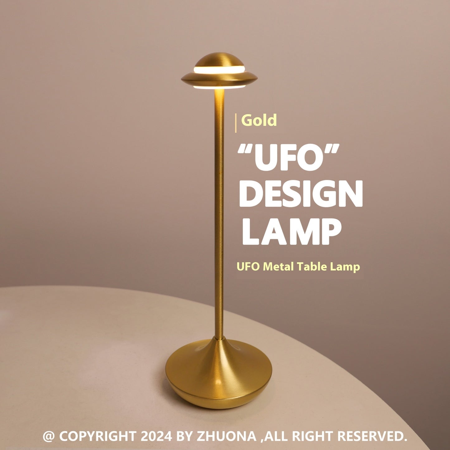 UFO Table Lamp Metal Personality Creative