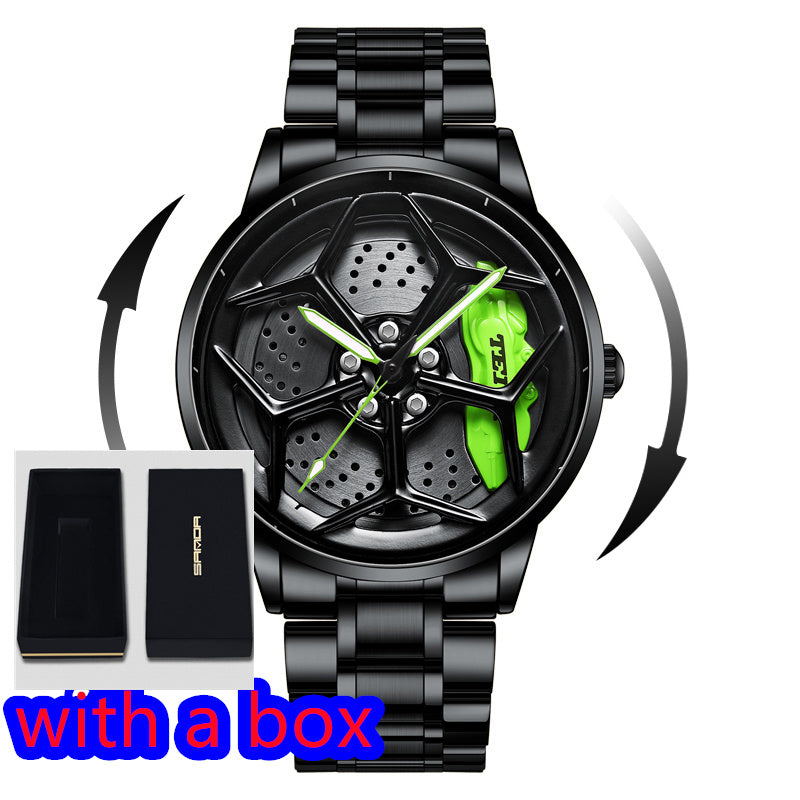 Reloj impermeable modificado hueco tridimensional de moda para hombres y mujeres