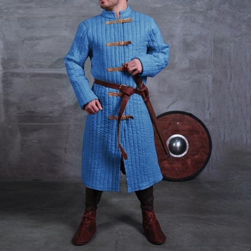 Medieval Warrior's Thermal Protective Clothing Stage Drama Costume