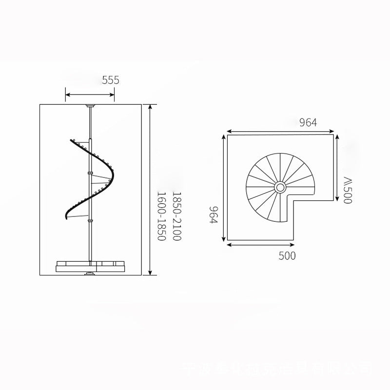 Armario Armario Percha giratoria de 360 ​​grados