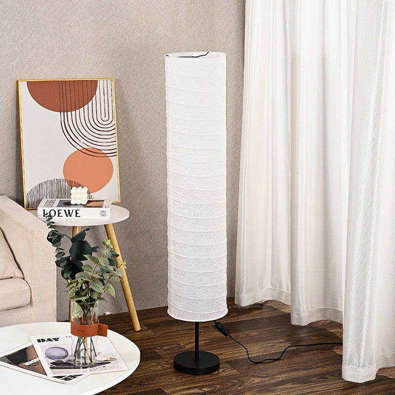 Three-color Light Paper Bedside Stylish And Personalized Study And Bedroom Living Room Floor Lamp