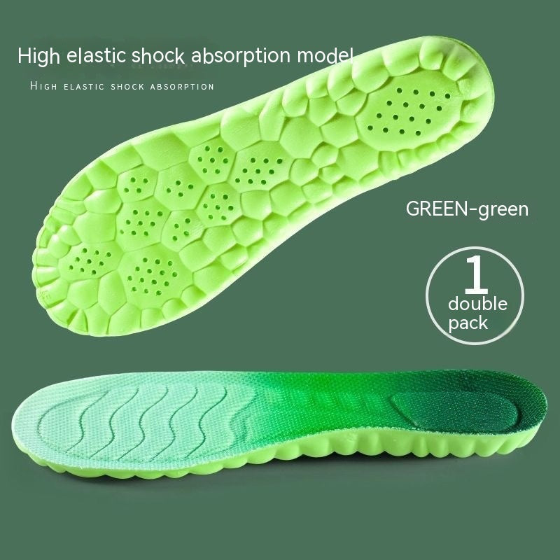 4D Cloud Technology Pu Massage Instep Insole High Elastic Shock Absorption